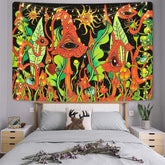 Lofaris Mysterious Creature Trippy Novelty Cartoon Wall Tapestry